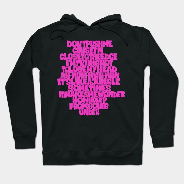 Unleash the Message: Grandmaster Flash Tribute Design with Wildstyle Block Letters Hoodie by Boogosh